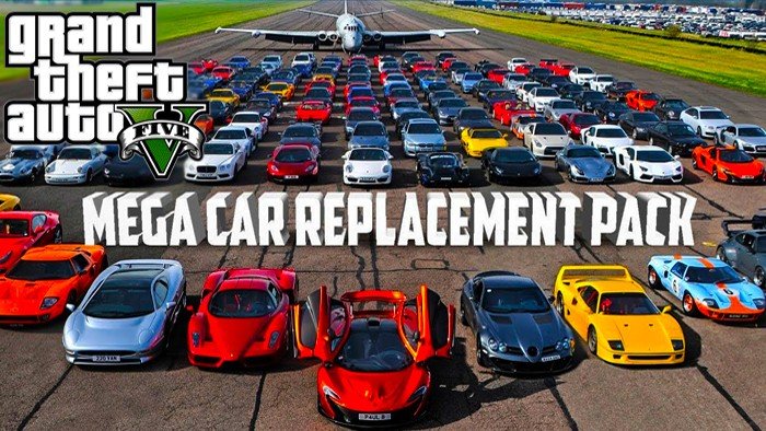 GTA 5 Car Pack Replacement 200+ Modded Cars GTA 5 - Best Modding