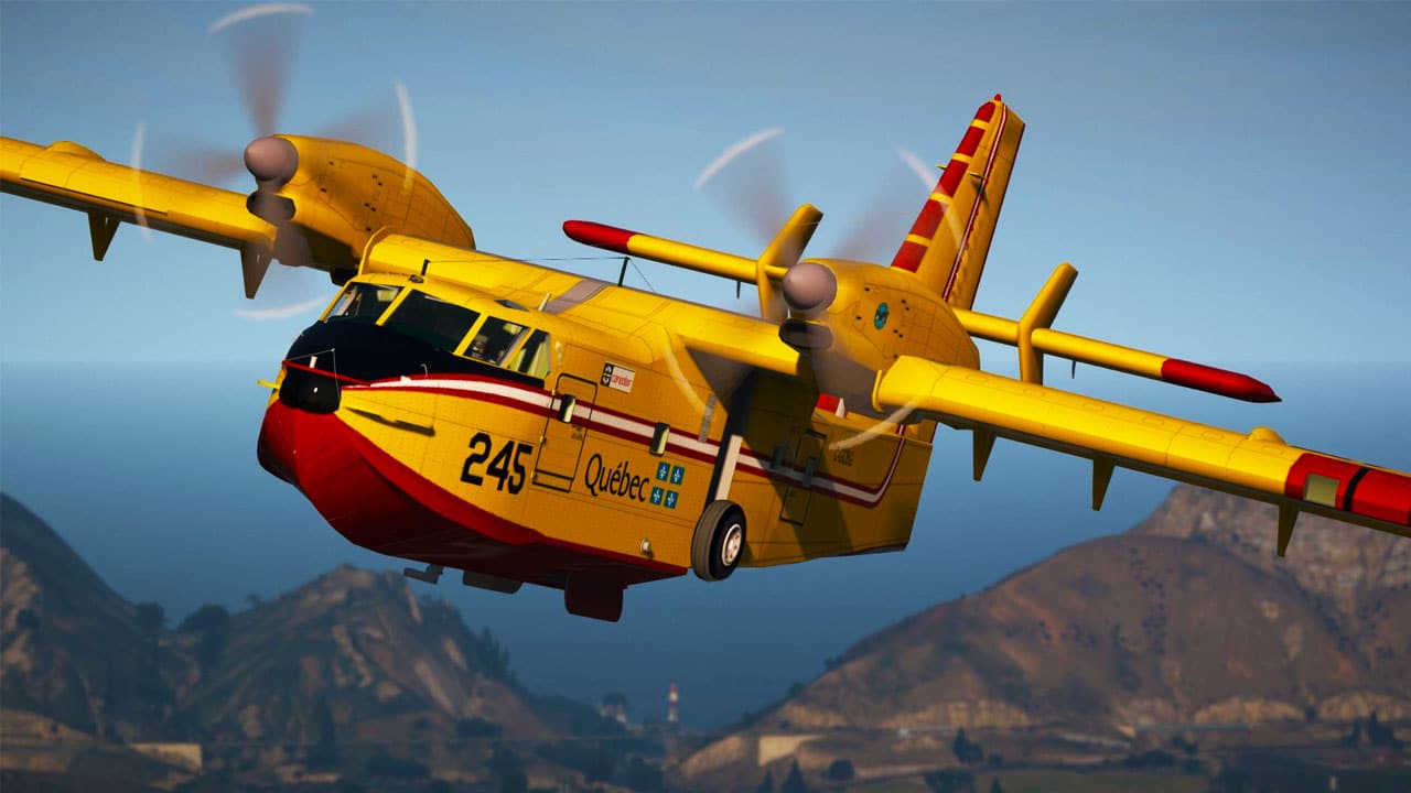 GTA 5 Canadair CL-415 (Best Modding)