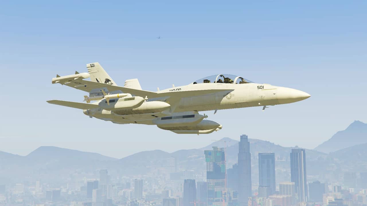 GTA 5 EA-18G Growler Electronic Warfare Jet (Best Modding)