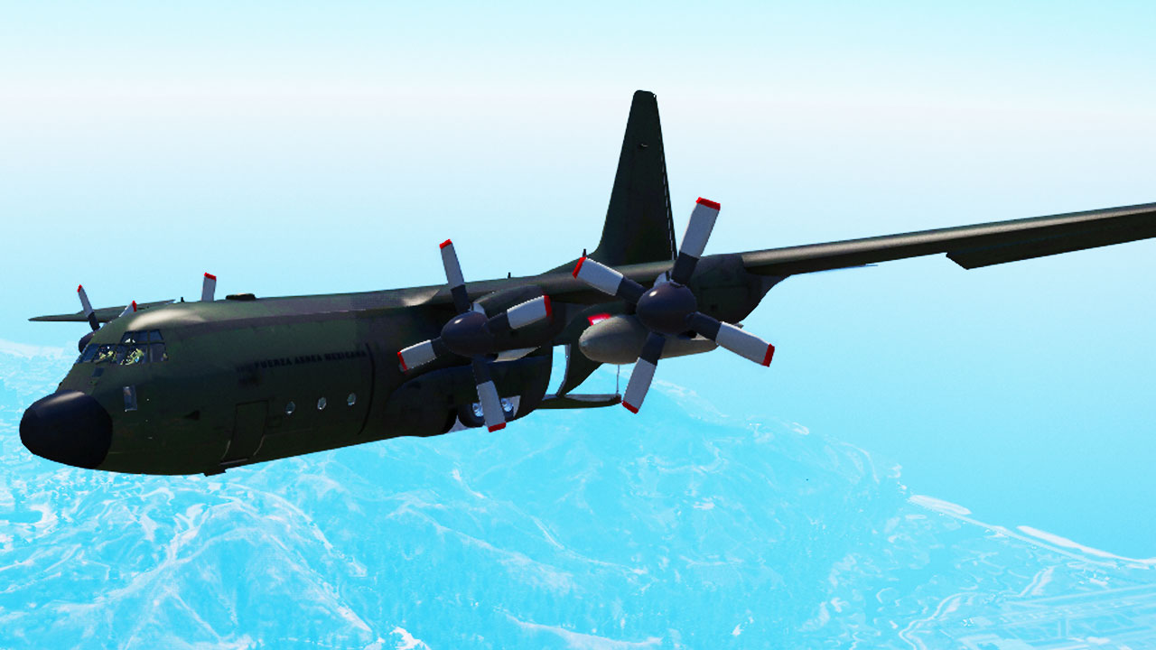 GTA 5 Lockheed C-130 Hercules FAM [Add-On / FiveM / Auto-Installer OIV]