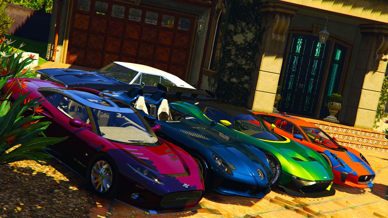 GTA 5 Car pack (5-in-1) [Add-On / Auto-Installer OIV]