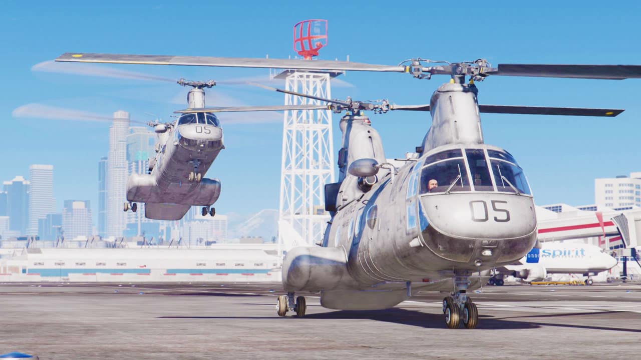 GTA 5 CH-46E Seaknight (2in1) [Add-On / Auto-Installer OIV]