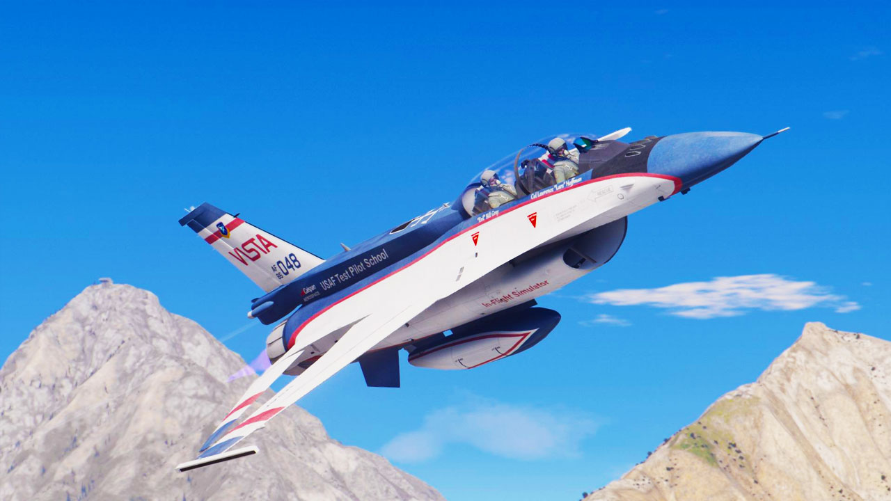 GTA 5 NF-16D Vista with 3D Thrust Vectoring Nozzle [Add-On / Auto-Installer OIV]