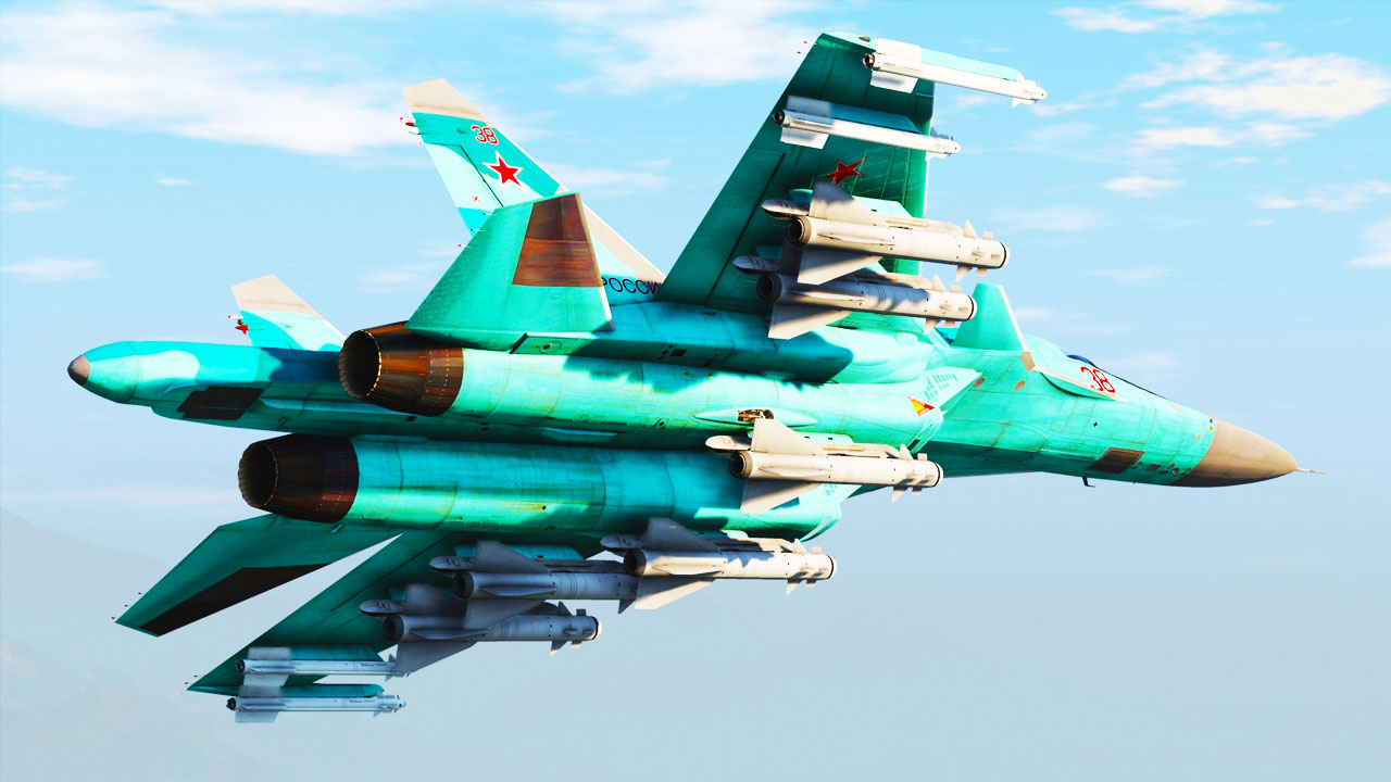 GTA 5 Su-34 Fullback [Add-On / Auto-Installer OIV]