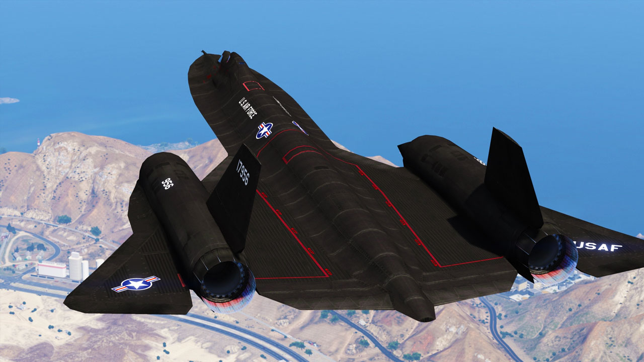 GTA 5 SR-71B Blackbird Trainer Aircraft [Add-On / Auto-Installer OIV]